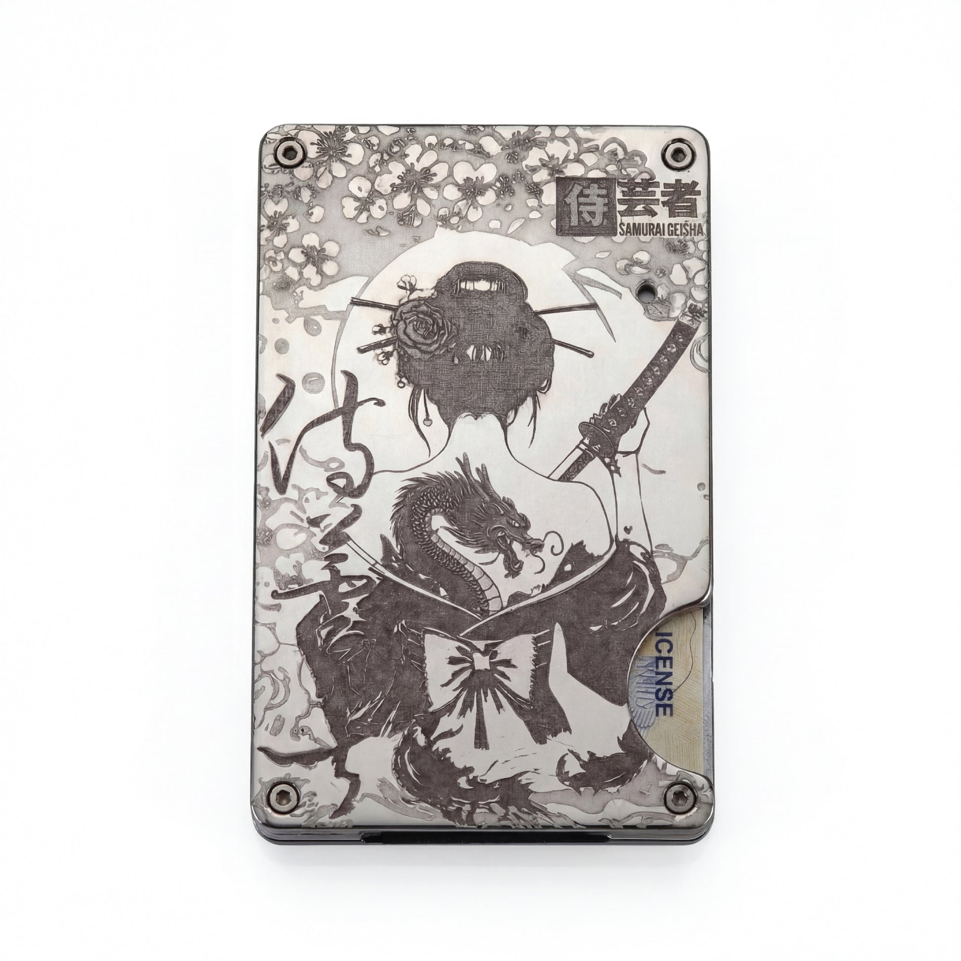 Moxxley MX-110 slim metal credit card holder – 316 stainless steel minimalist wallet