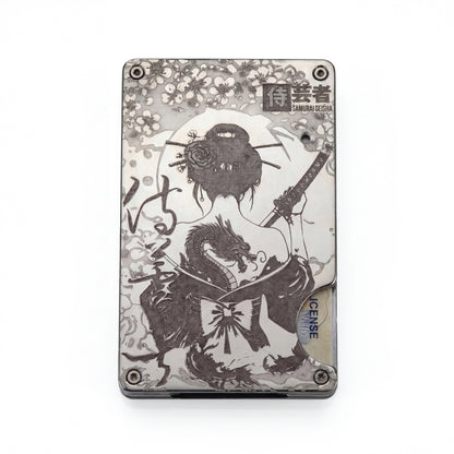 Moxxley MX-110 slim metal credit card holder – 316 stainless steel minimalist wallet