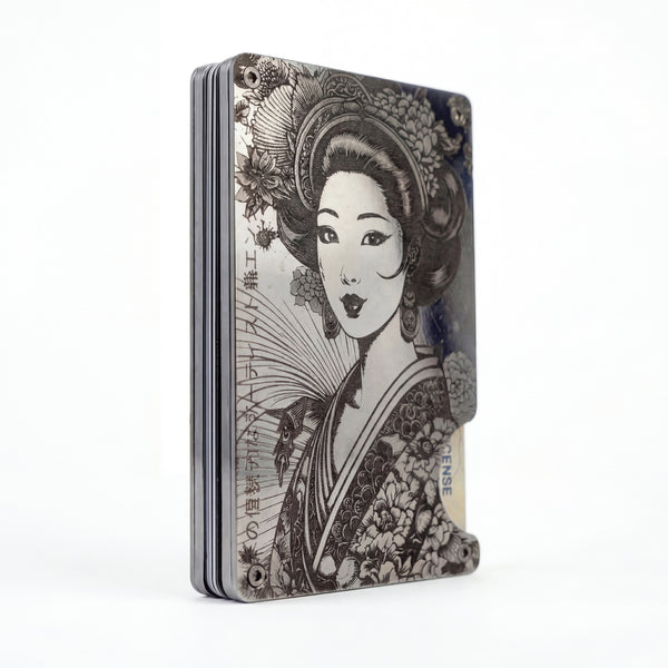 Moxxley MX-112 slim metal credit card holder – 316 stainless steel minimalist wallet