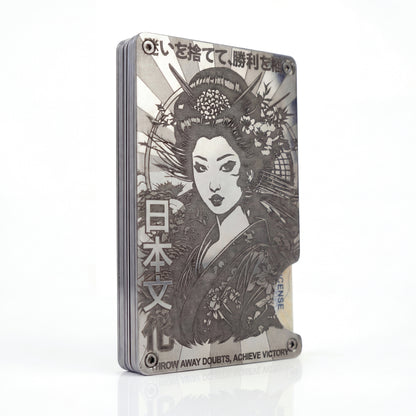 Moxxley MX-113 slim metal credit card holder – 316 stainless steel minimalist wallet