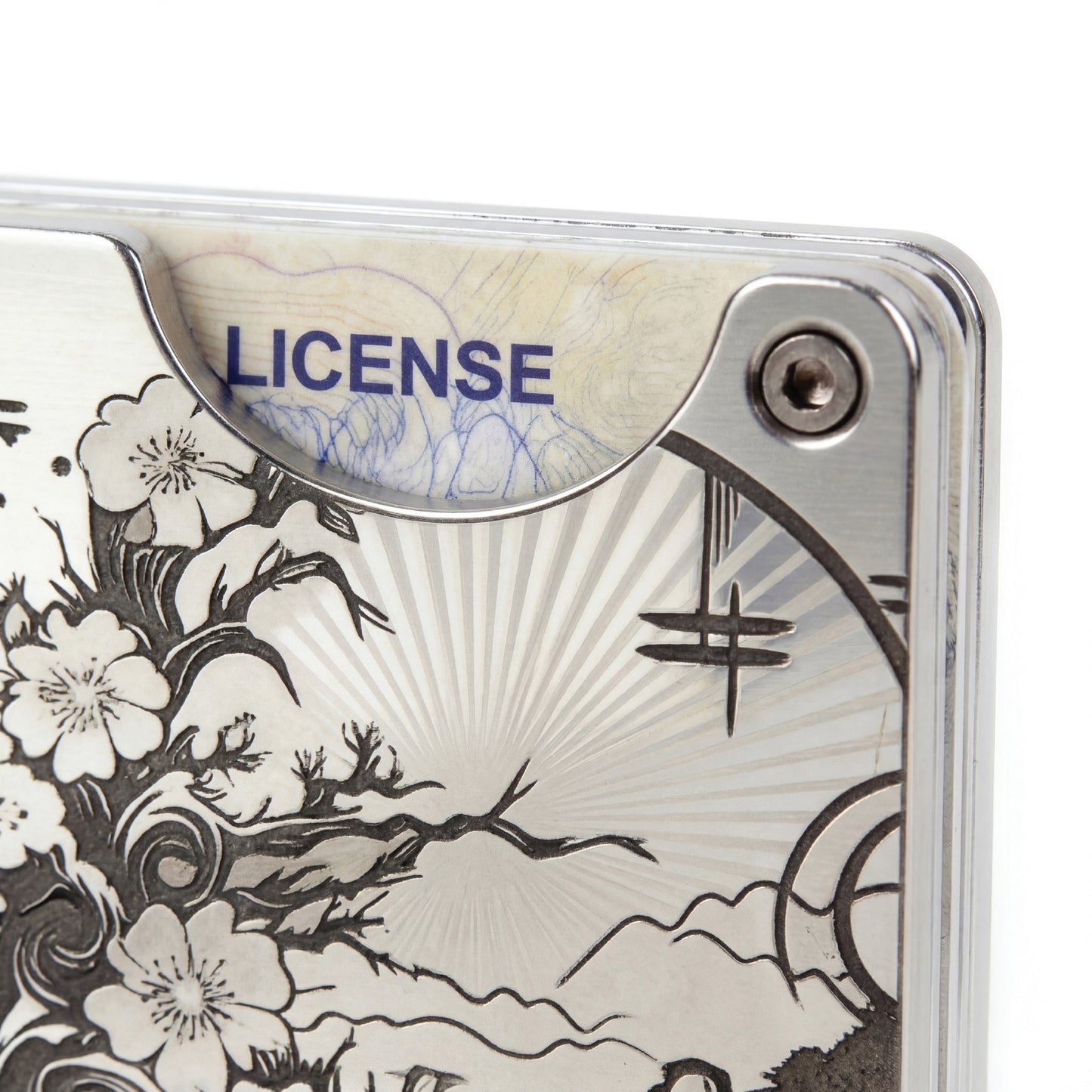 Moxxley MX-113 slim metal credit card holder – 316 stainless steel minimalist wallet