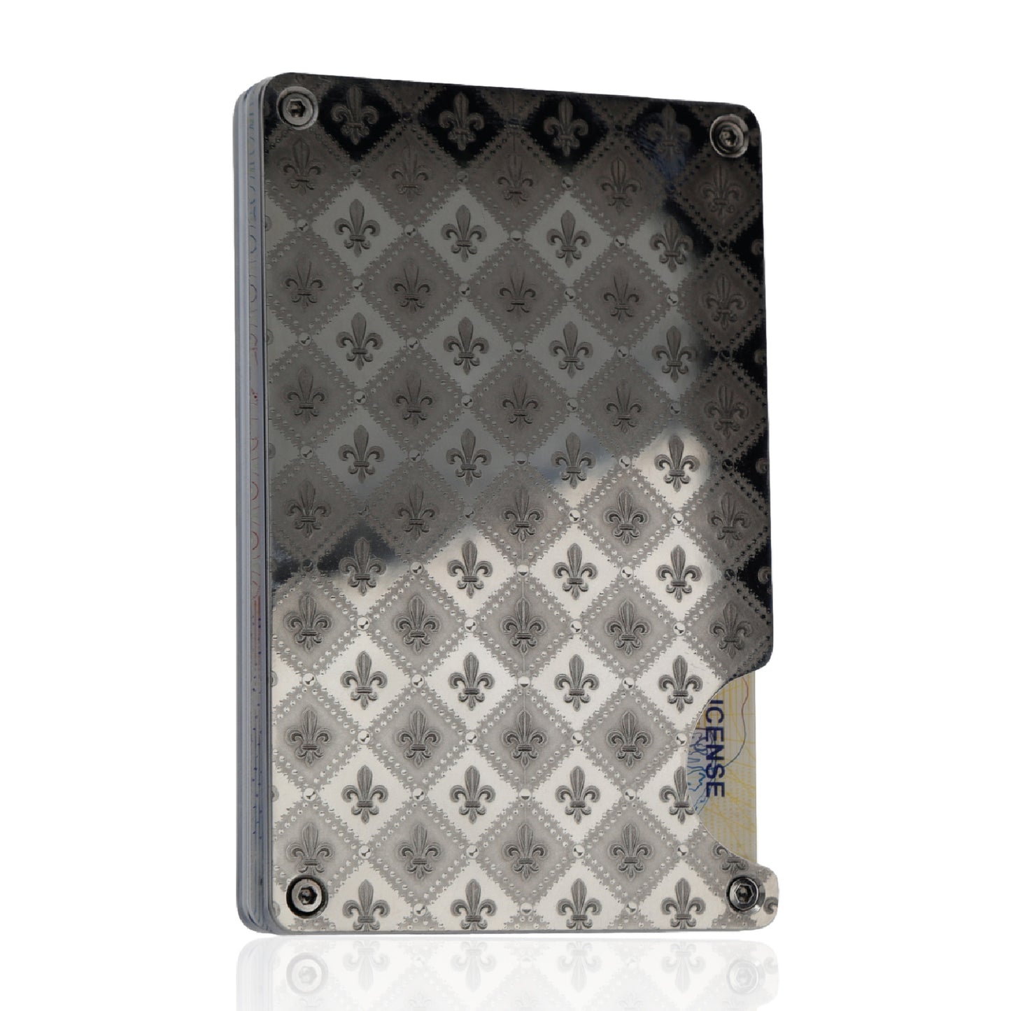 Moxxley MX-200 slim metal credit card holder – 316 stainless steel minimalist wallet
