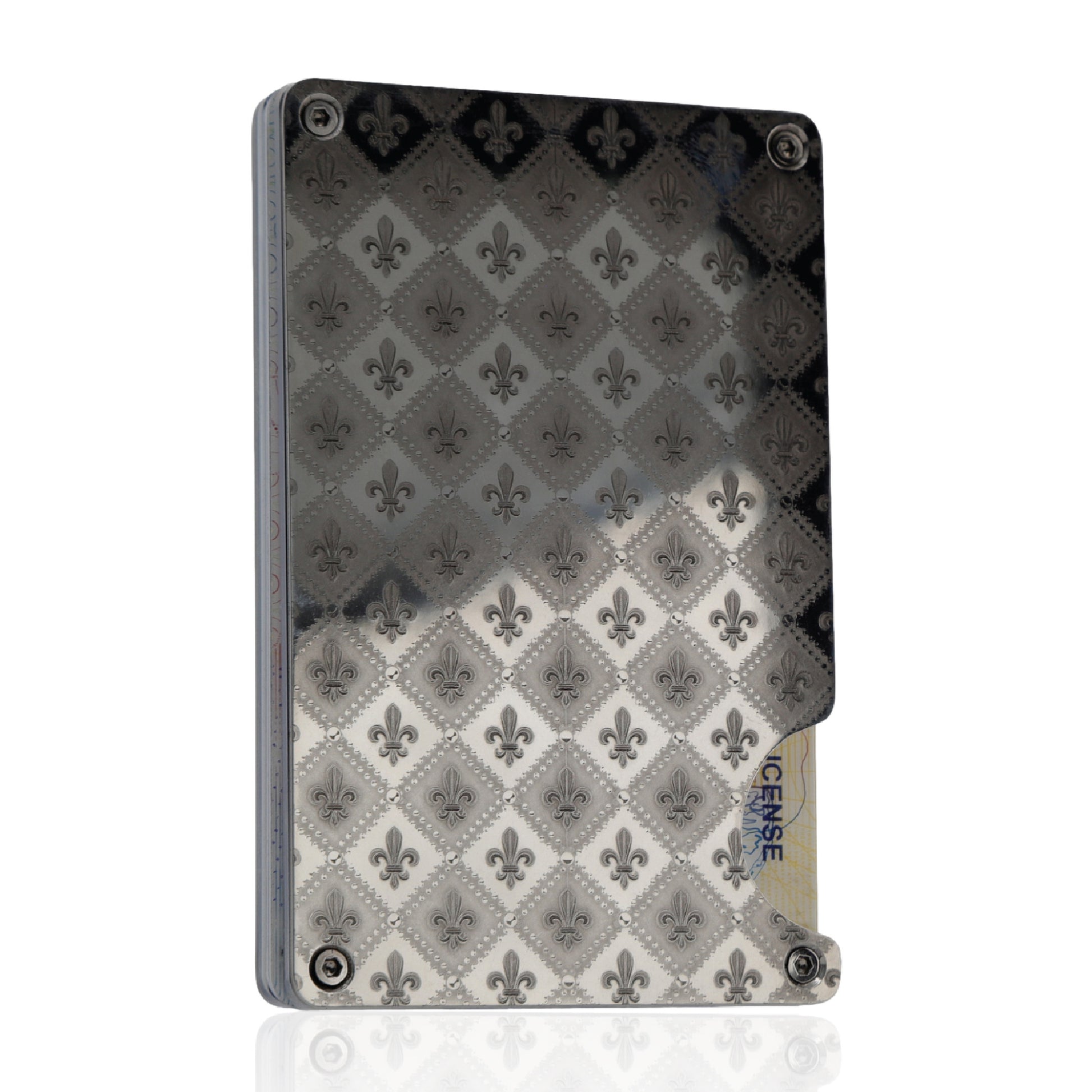 Moxxley MX-200 slim metal credit card holder – 316 stainless steel minimalist wallet