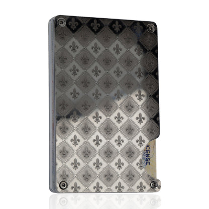 Moxxley MX-200 slim metal credit card holder – 316 stainless steel minimalist wallet