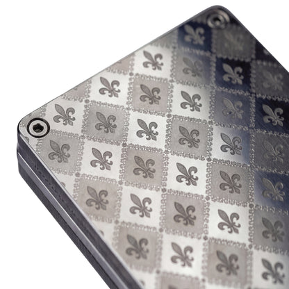 Moxxley MX-200 slim metal credit card holder – 316 stainless steel minimalist wallet