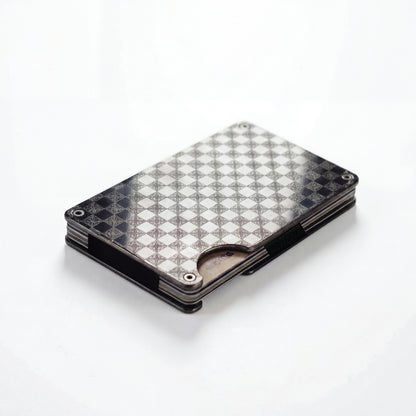Moxxley MX-204 slim metal credit card holder – 316 stainless steel minimalist wallet