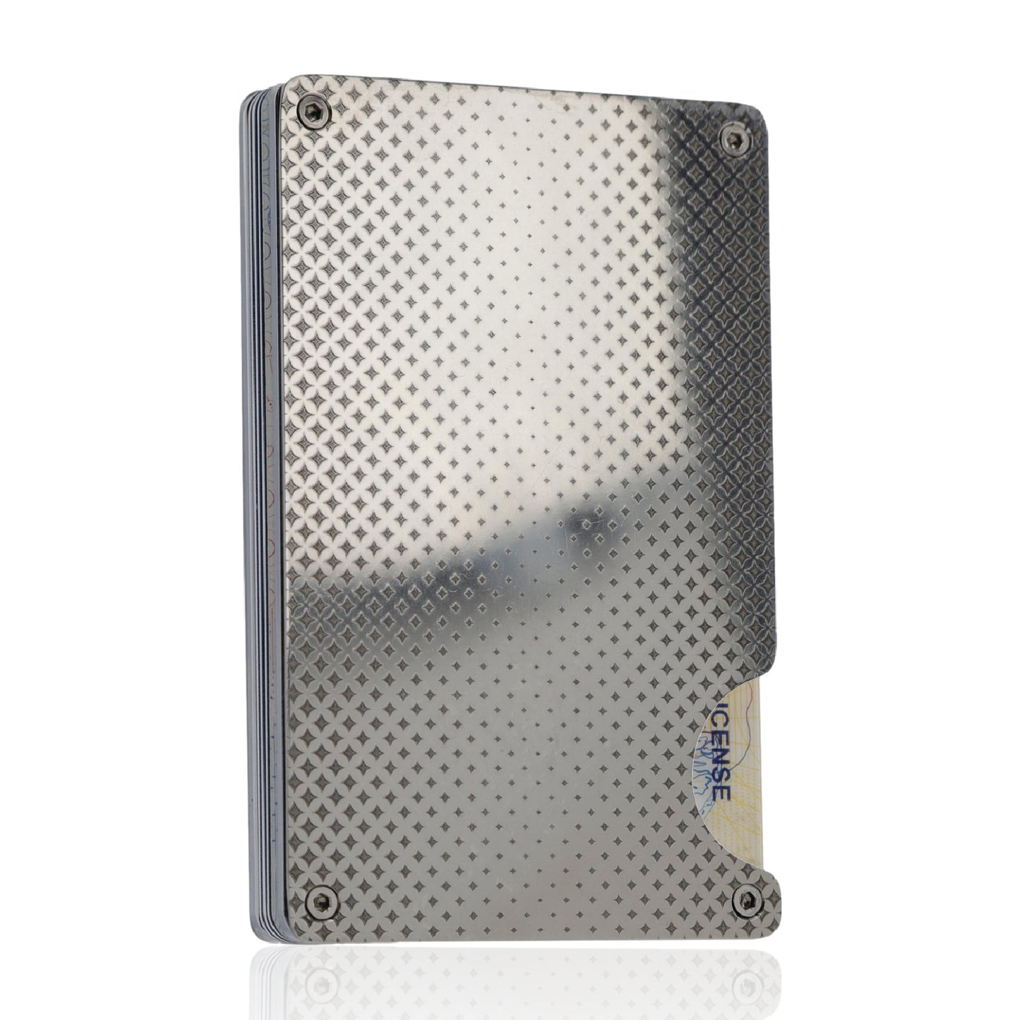 Moxxley MX-219 slim metal credit card holder – 316 stainless steel minimalist wallet