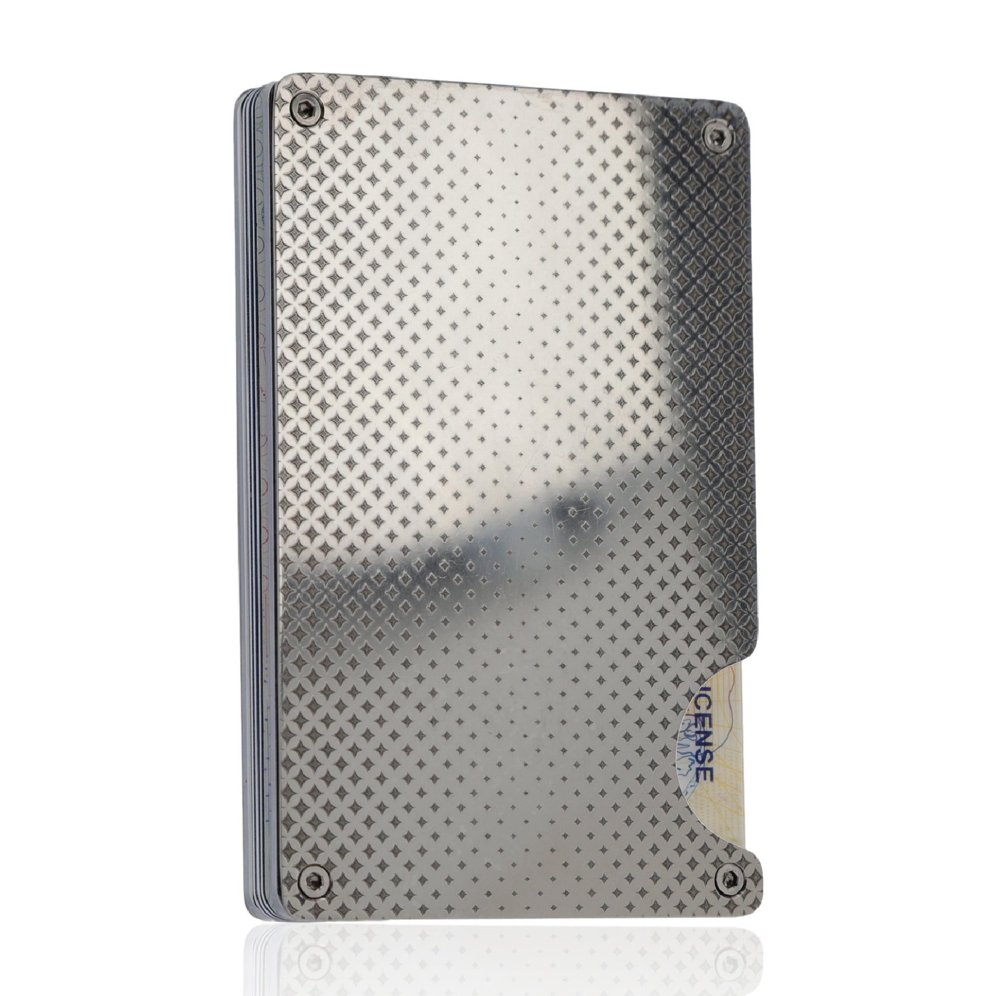 Moxxley MX-219 slim metal credit card holder – 316 stainless steel minimalist wallet