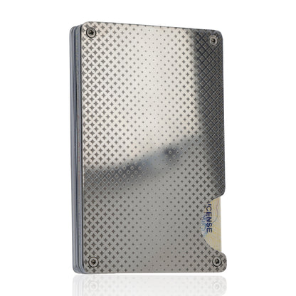 Moxxley MX-219 slim metal credit card holder – 316 stainless steel minimalist wallet