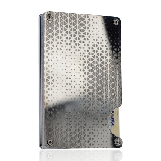Moxxley MX-300 slim metal credit card holder – 316 stainless steel minimalist wallet