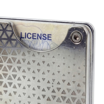 Moxxley MX-300 slim metal credit card holder – 316 stainless steel minimalist wallet