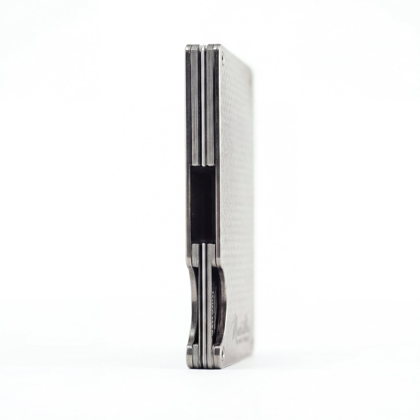 Moxxley MX-300 slim metal credit card holder – 316 stainless steel minimalist wallet
