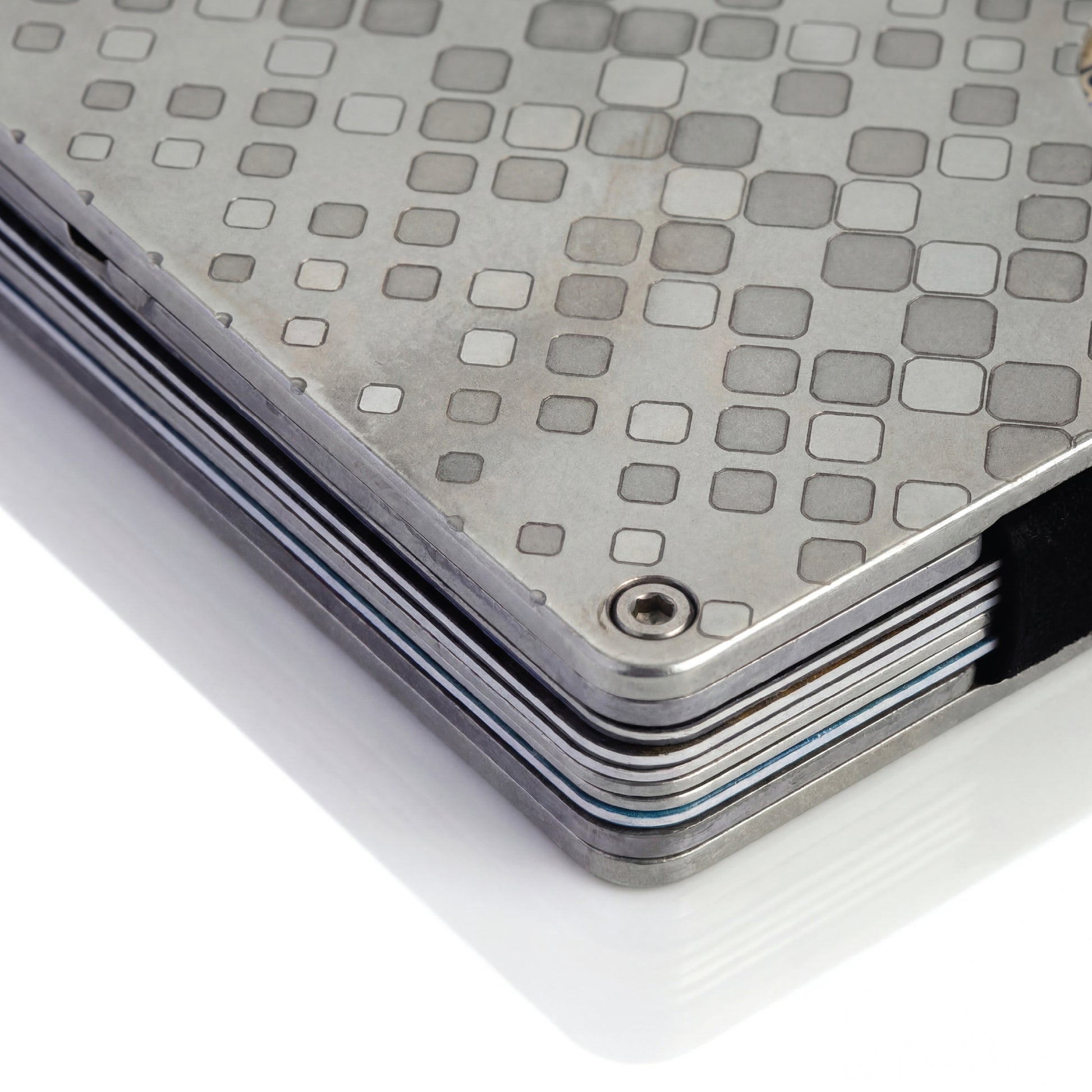 Moxxley MX-301 slim metal credit card holder – 316 stainless steel minimalist wallet
