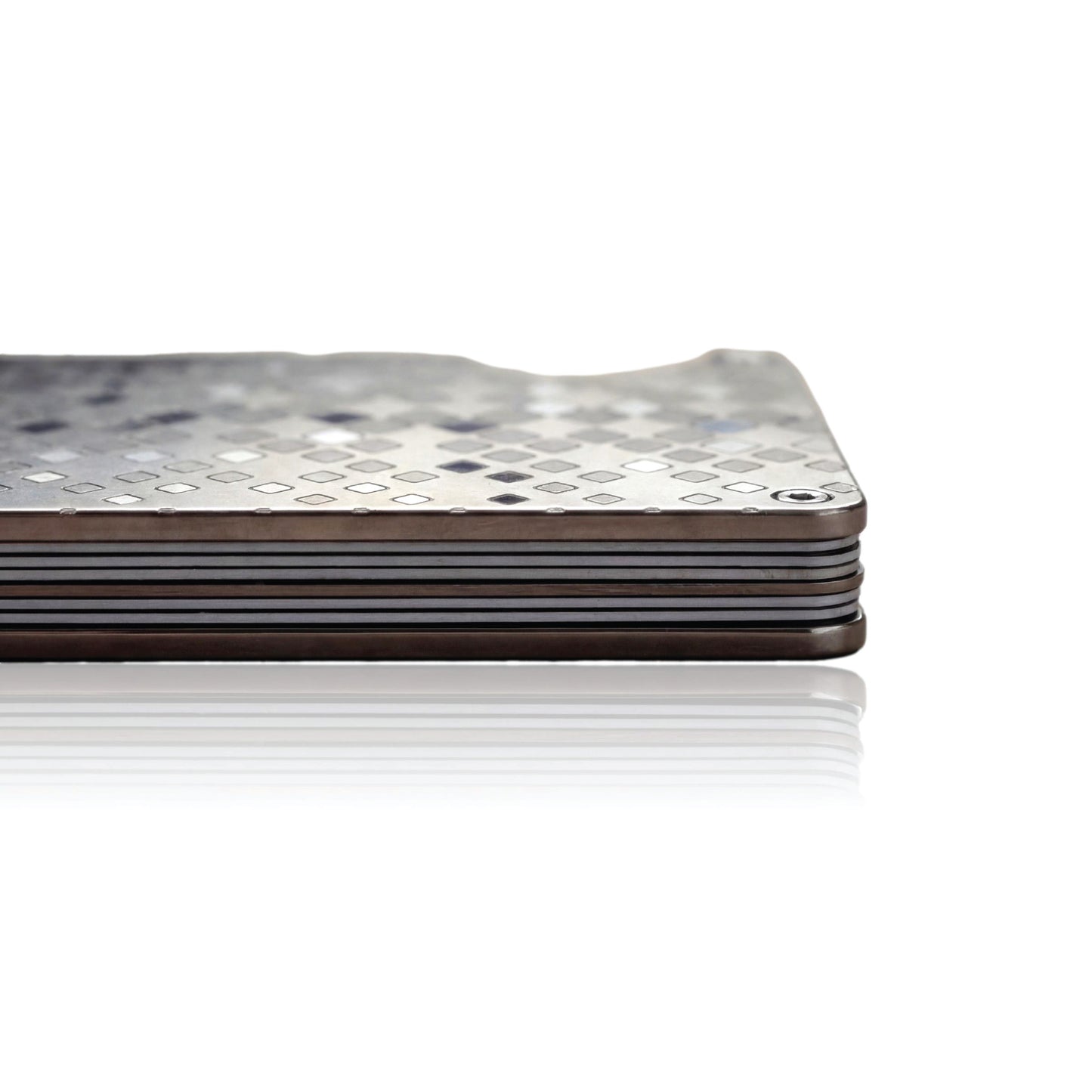 Moxxley MX-301 slim metal credit card holder – 316 stainless steel minimalist wallet