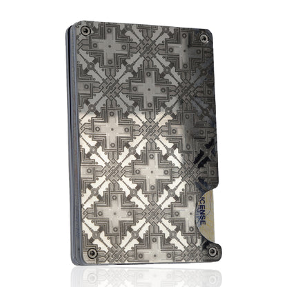 Moxxley MX-304 slim metal credit card holder – 316 stainless steel minimalist wallet