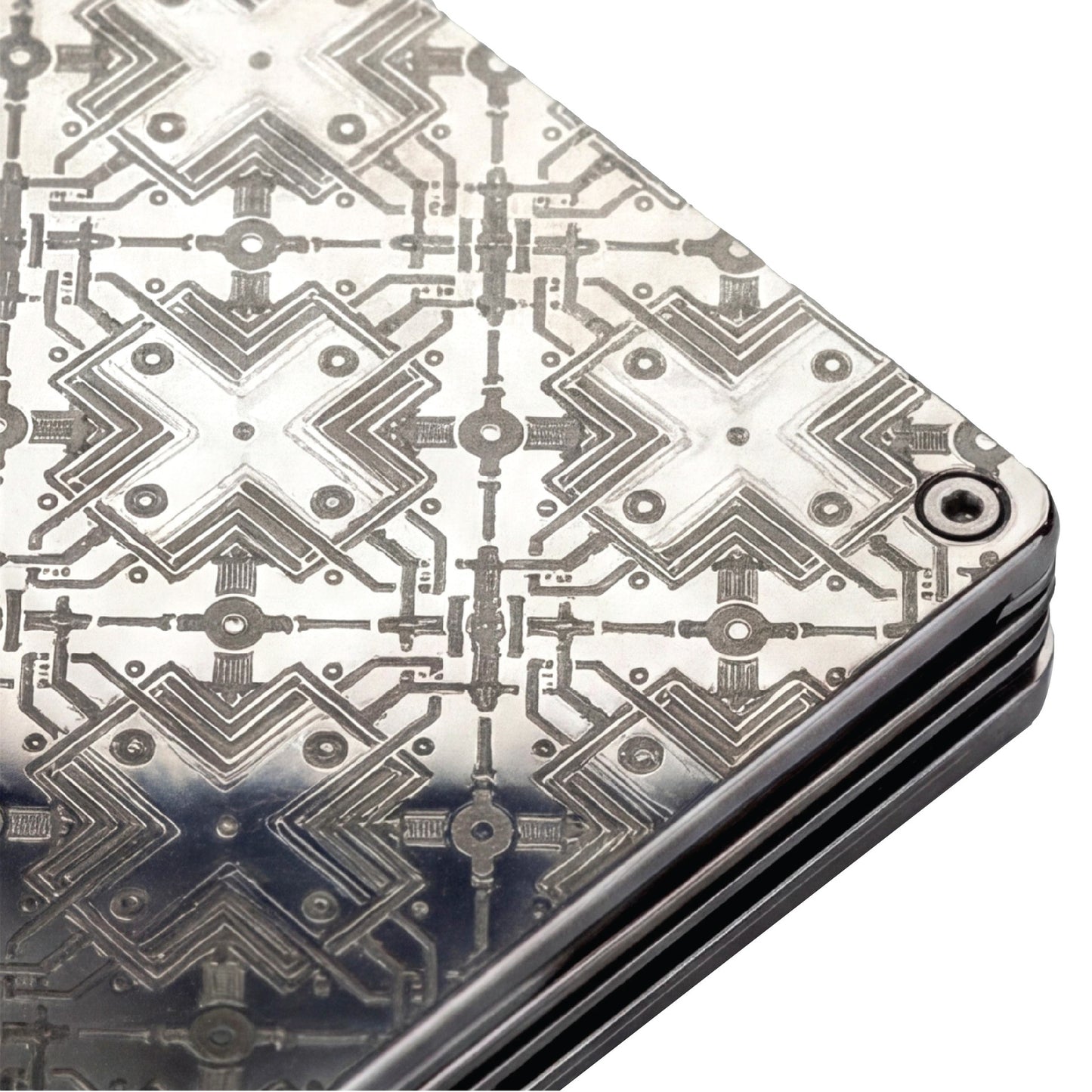 Moxxley MX-304 slim metal credit card holder – 316 stainless steel minimalist wallet