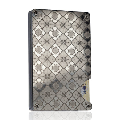 Moxxley MX-305 slim metal credit card holder – 316 stainless steel minimalist wallet