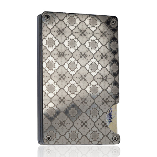 Moxxley MX-305 slim metal credit card holder – 316 stainless steel minimalist wallet