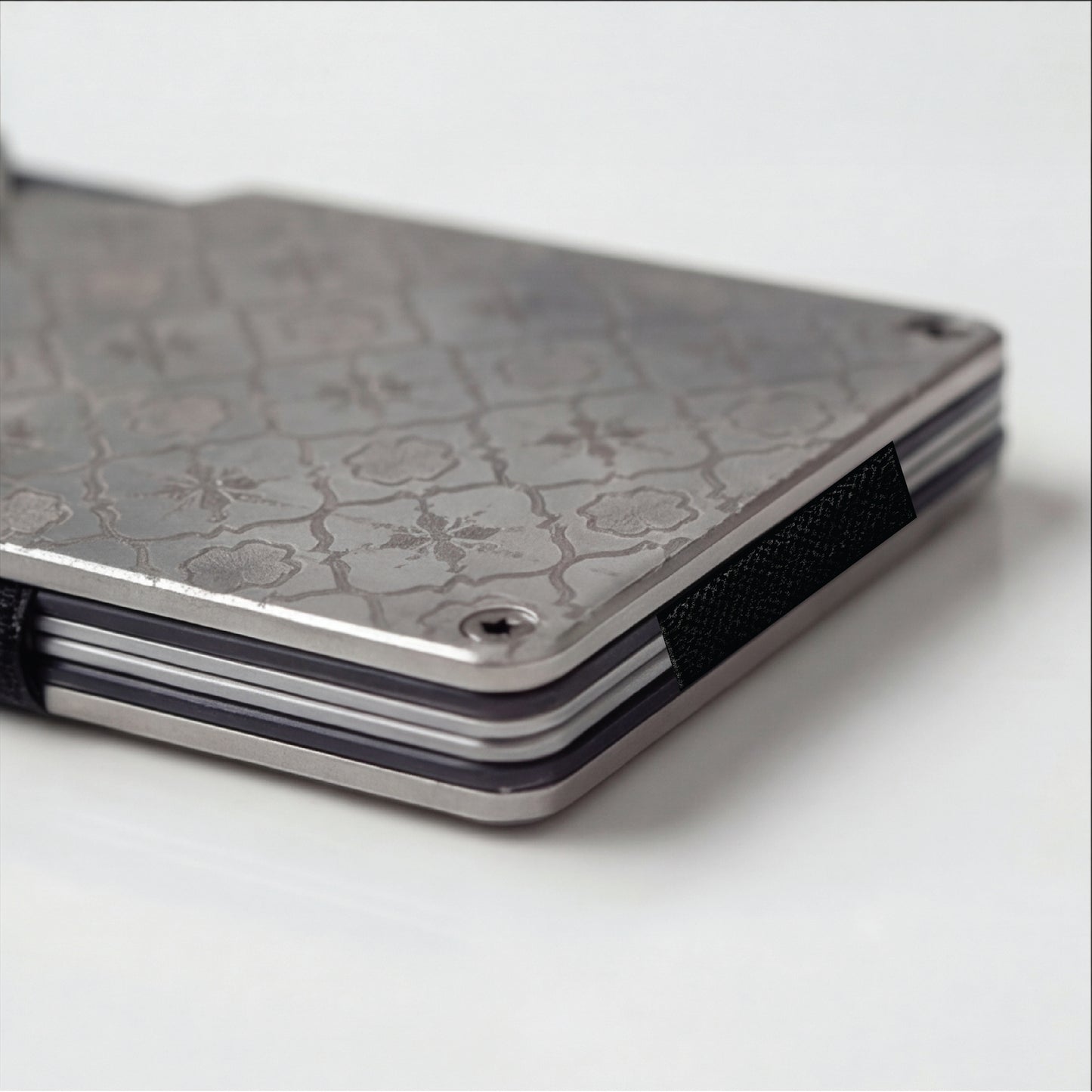 Moxxley MX-305 slim metal credit card holder – 316 stainless steel minimalist wallet