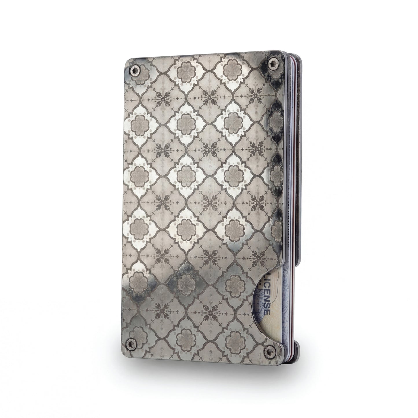 Moxxley MX-305 slim metal credit card holder – 316 stainless steel minimalist wallet
