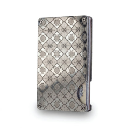 Moxxley MX-305 slim metal credit card holder – 316 stainless steel minimalist wallet