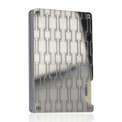 Moxxley MX-306 slim metal credit card holder – 316 stainless steel minimalist wallet