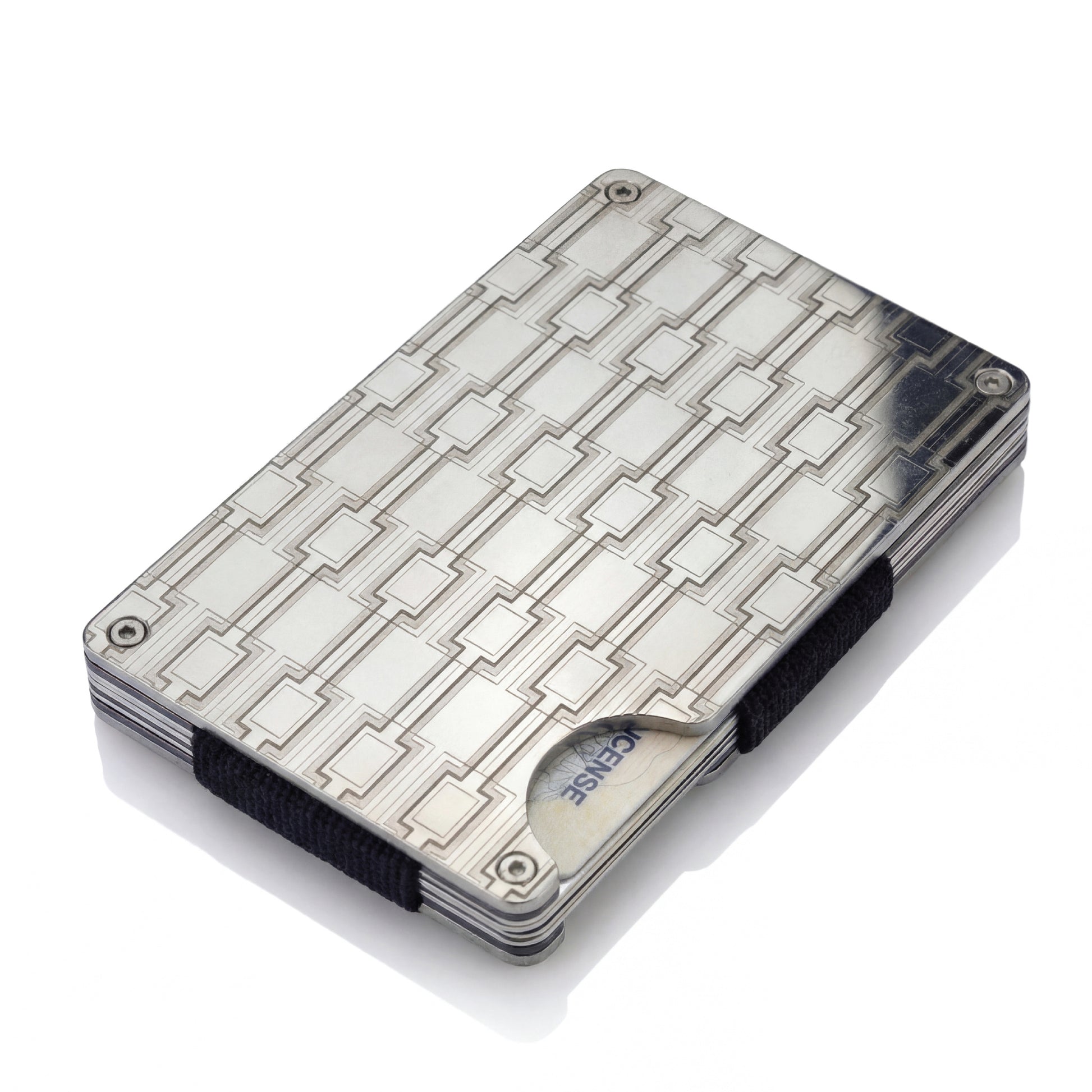 Moxxley MX-306 slim metal credit card holder – 316 stainless steel minimalist wallet