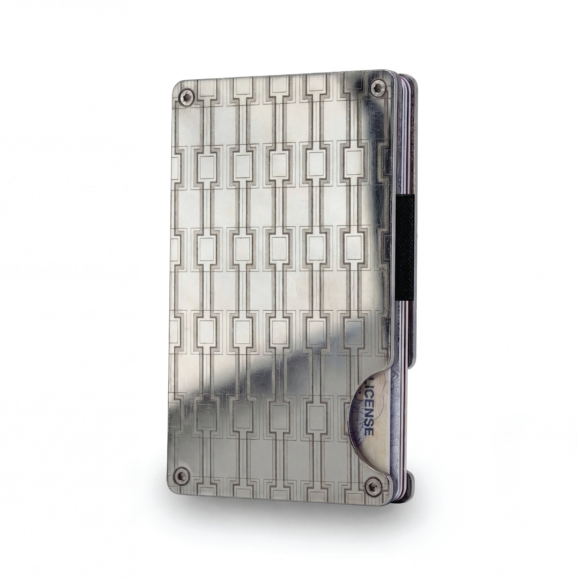 Moxxley MX-306 slim metal credit card holder – 316 stainless steel minimalist wallet