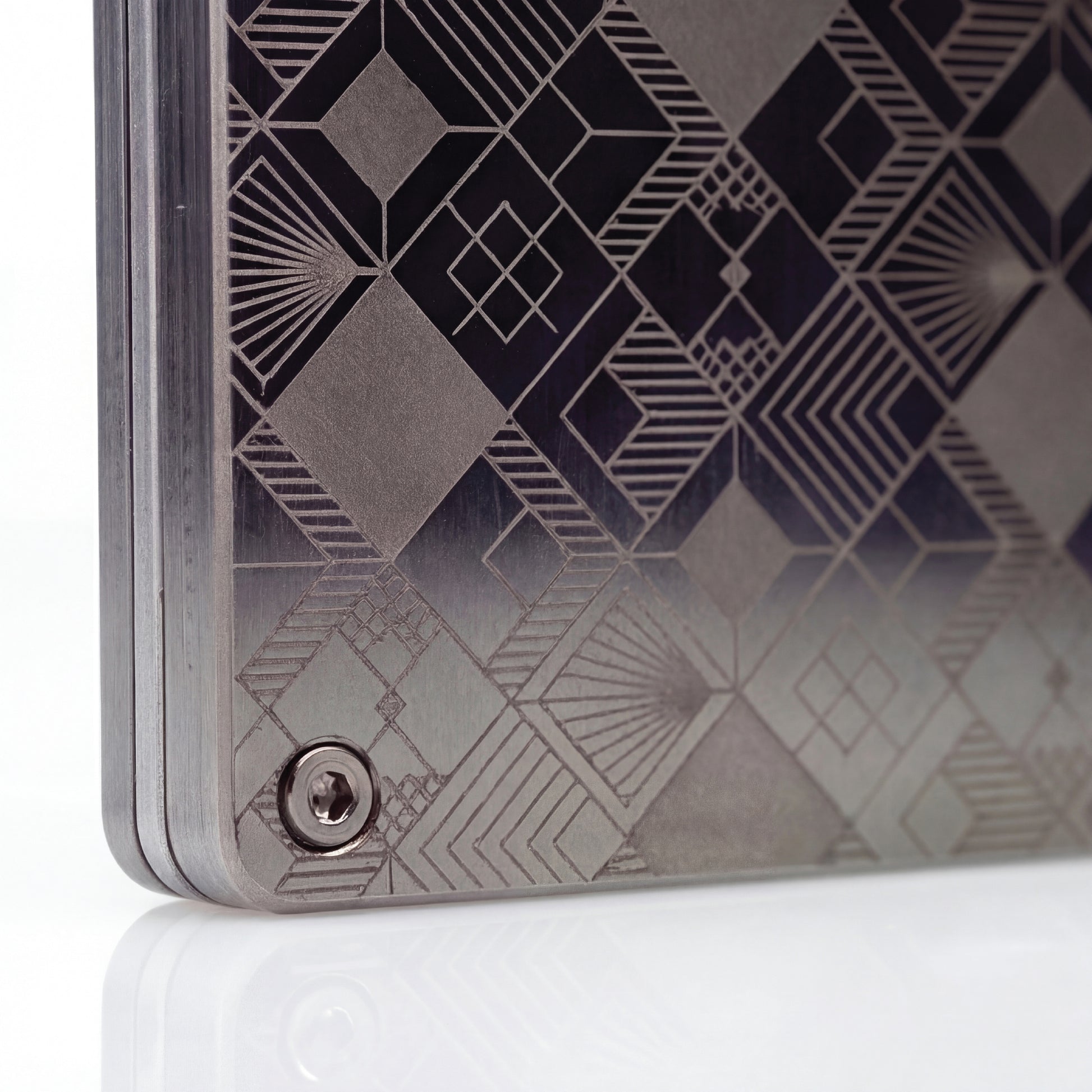 Moxxley MX-307 slim metal credit card holder – 316 stainless steel minimalist wallet