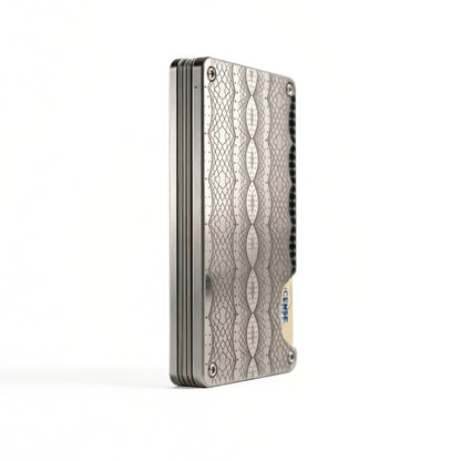 Moxxley MX-308 slim metal credit card holder – 316 stainless steel minimalist wallet