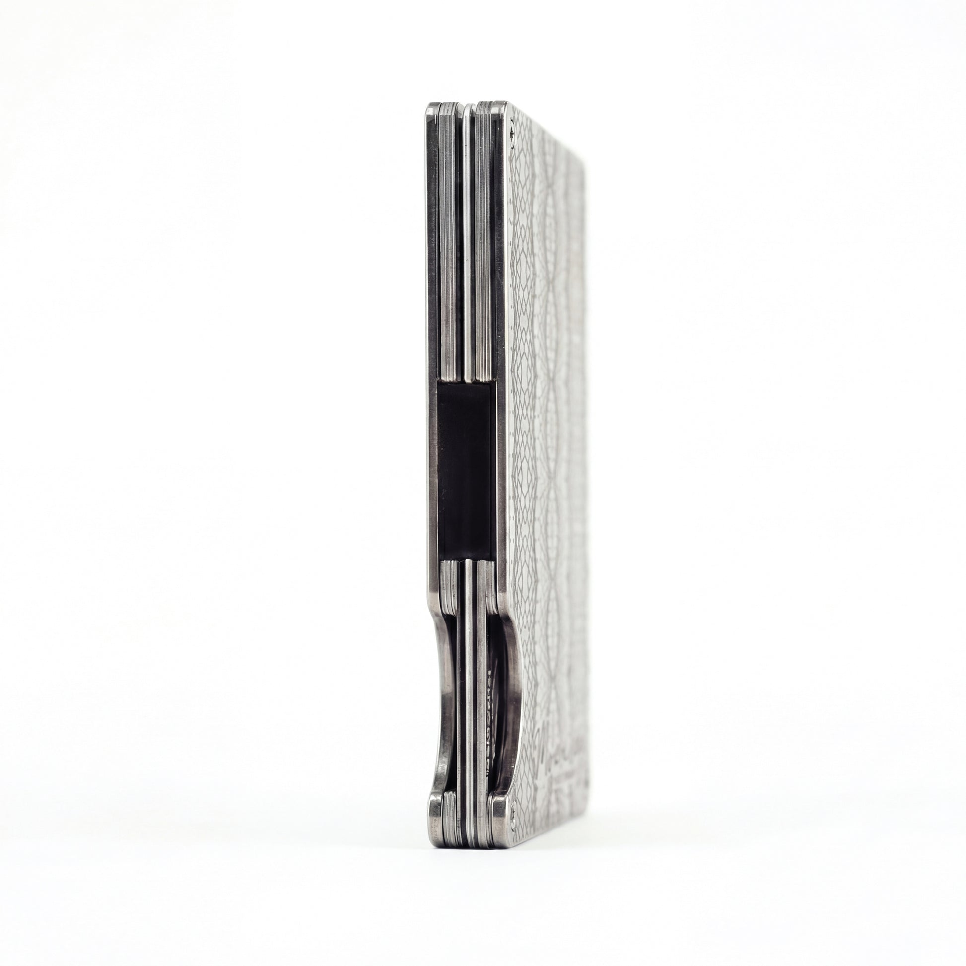 Moxxley MX-308 slim metal credit card holder – 316 stainless steel minimalist wallet