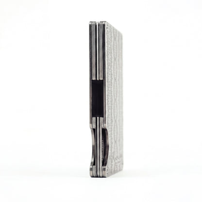 Moxxley MX-308 slim metal credit card holder – 316 stainless steel minimalist wallet
