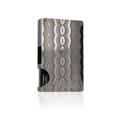 Moxxley MX-308 slim metal credit card holder – 316 stainless steel minimalist wallet
