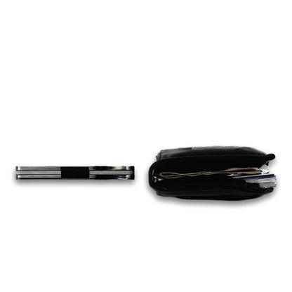 Moxxley MX-308 slim metal credit card holder – 316 stainless steel minimalist wallet