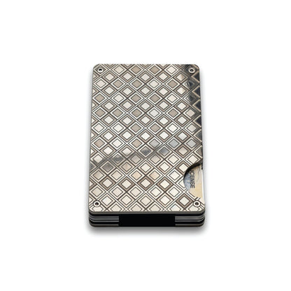Moxxley MX-309 slim metal credit card holder – 316 stainless steel minimalist wallet