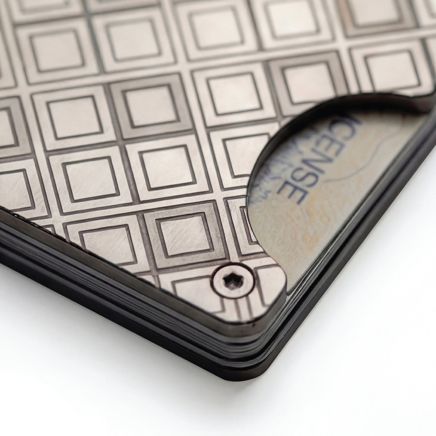 Moxxley MX-309 slim metal credit card holder – 316 stainless steel minimalist wallet