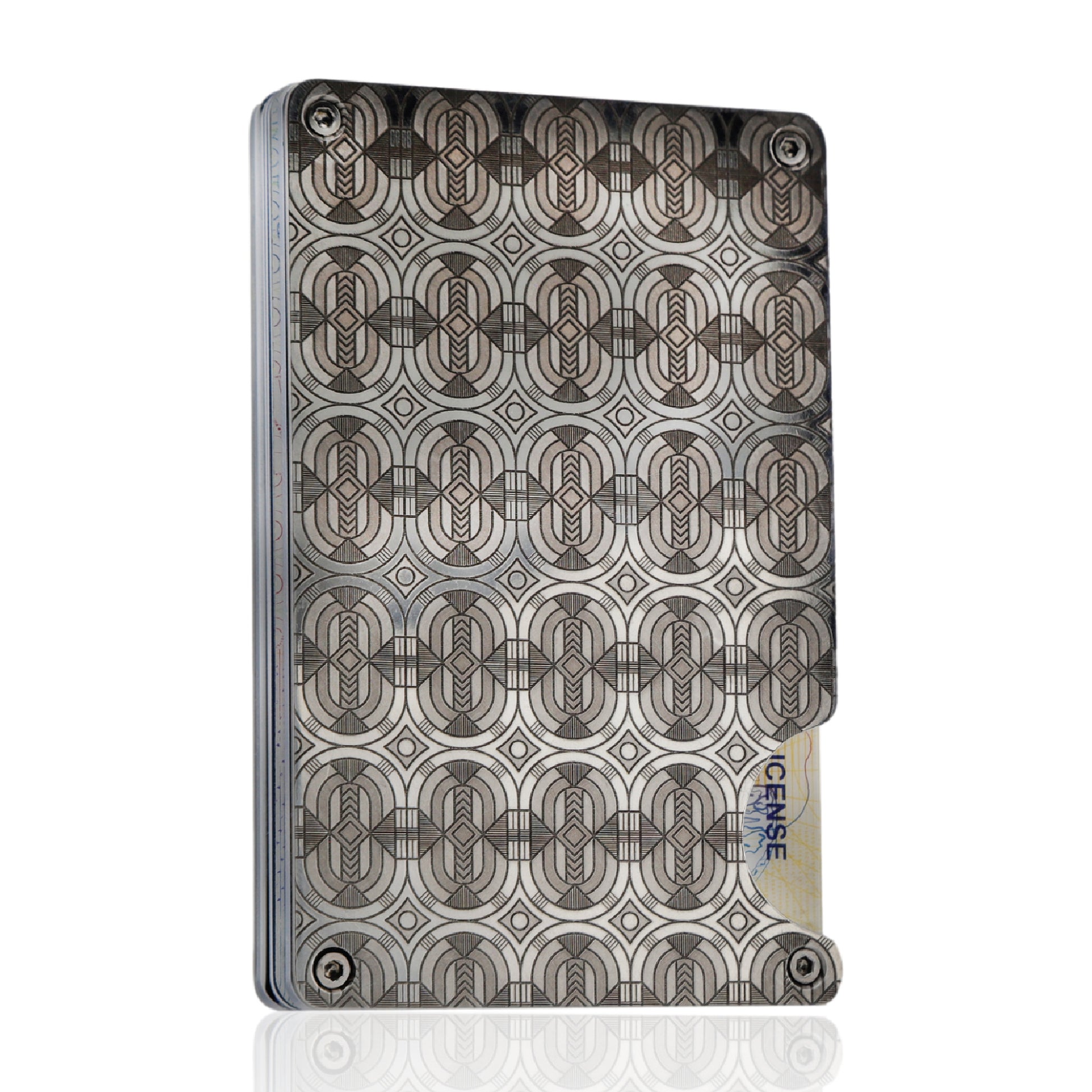 Moxxley MX-313 slim metal credit card holder – 316 stainless steel minimalist wallet