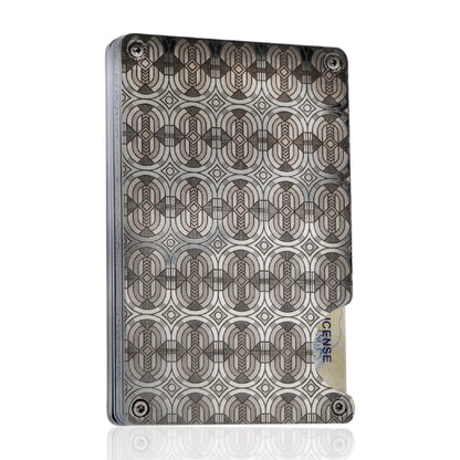 Moxxley MX-313 slim metal credit card holder – 316 stainless steel minimalist wallet