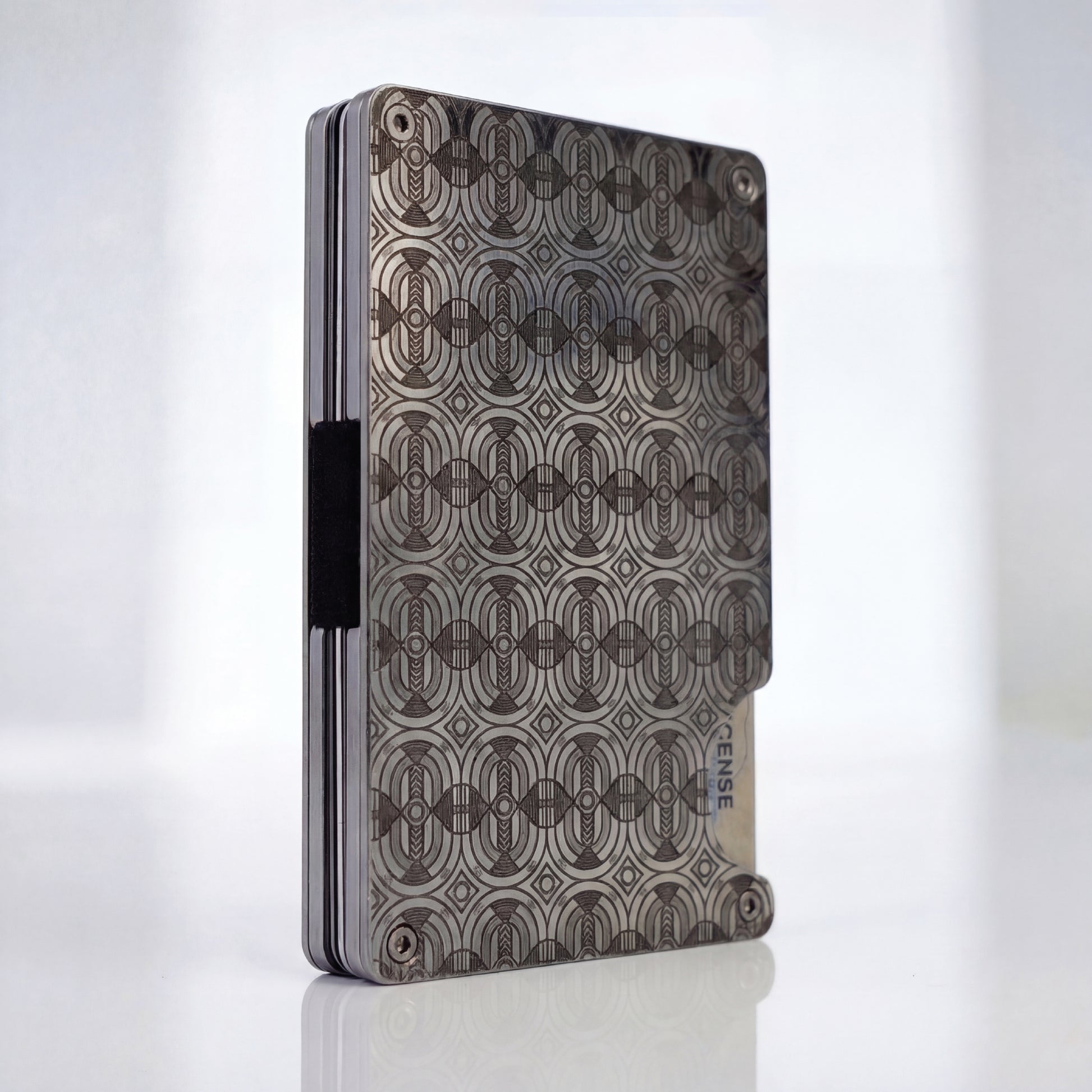 Moxxley MX-313 slim metal credit card holder – 316 stainless steel minimalist wallet