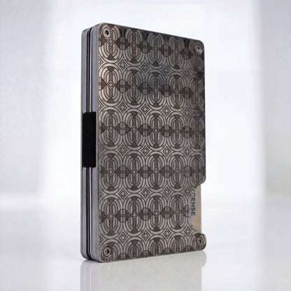 Moxxley MX-313 slim metal credit card holder – 316 stainless steel minimalist wallet