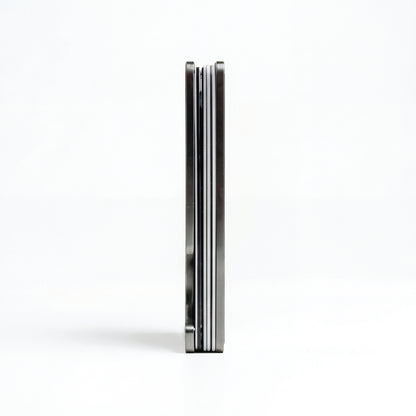 Moxxley MX-313 slim metal credit card holder – 316 stainless steel minimalist wallet