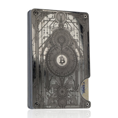 Moxxley MX-315 slim metal credit card holder – 316 stainless steel minimalist wallet