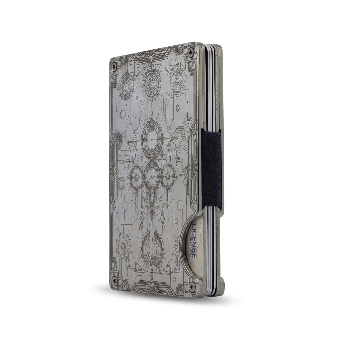 Moxxley MX-320 slim metal credit card holder – 316 stainless steel minimalist wallet