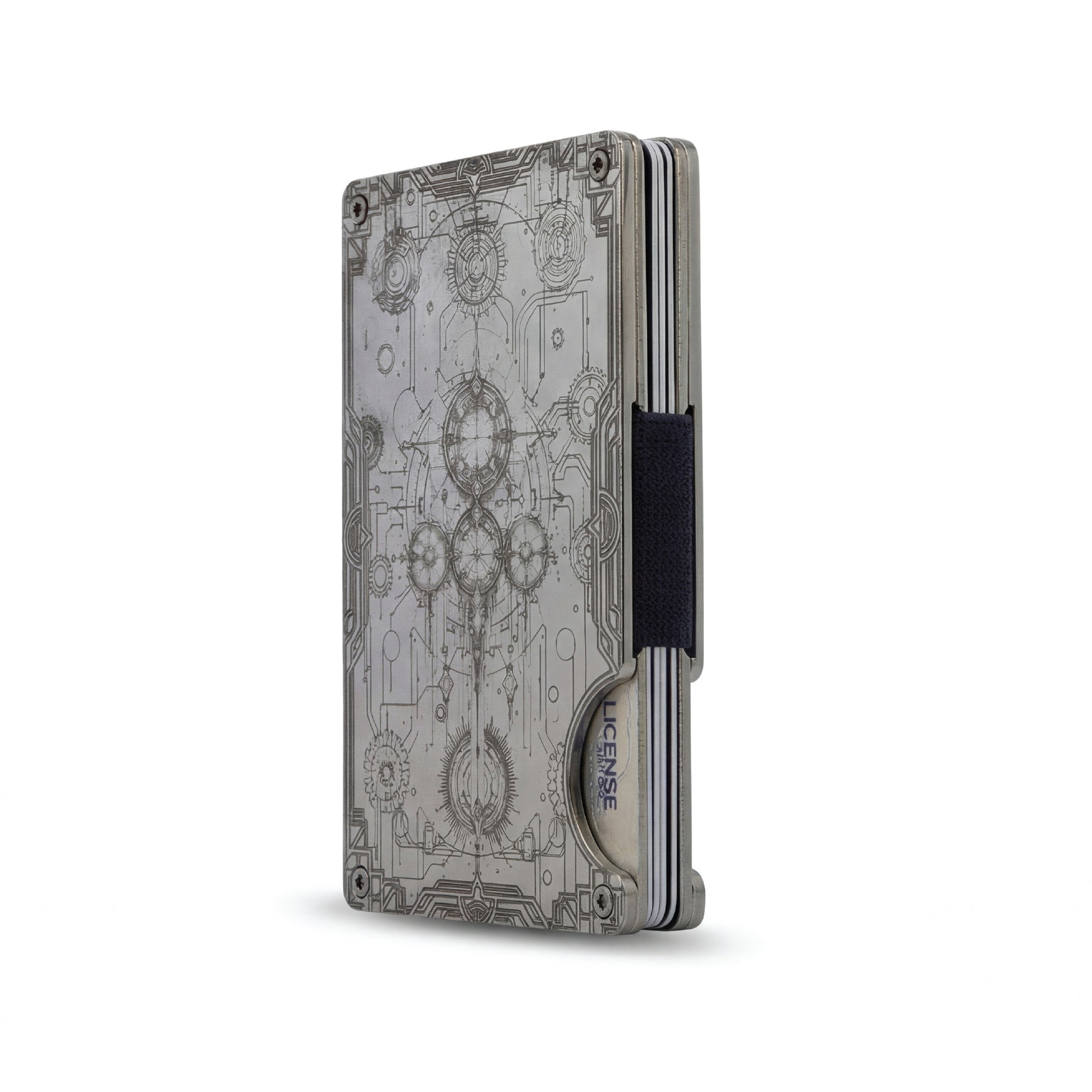 Moxxley MX-320 slim metal credit card holder – 316 stainless steel minimalist wallet