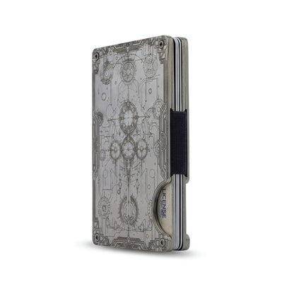 Moxxley MX-320 slim metal credit card holder – 316 stainless steel minimalist wallet