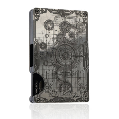 Moxxley MX-320 slim metal credit card holder – 316 stainless steel minimalist wallet