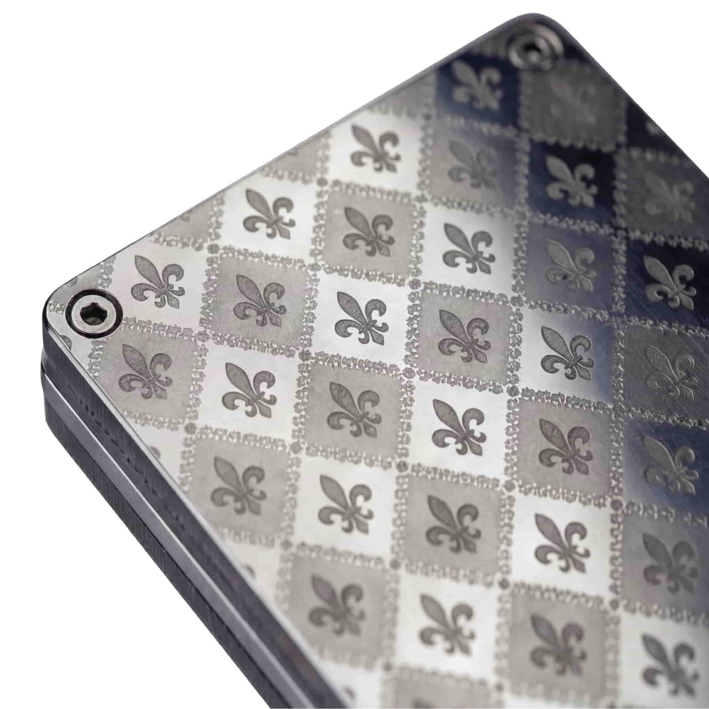 Moxxley MX-200 slim metal credit card holder – 316 stainless steel minimalist wallet with money clip