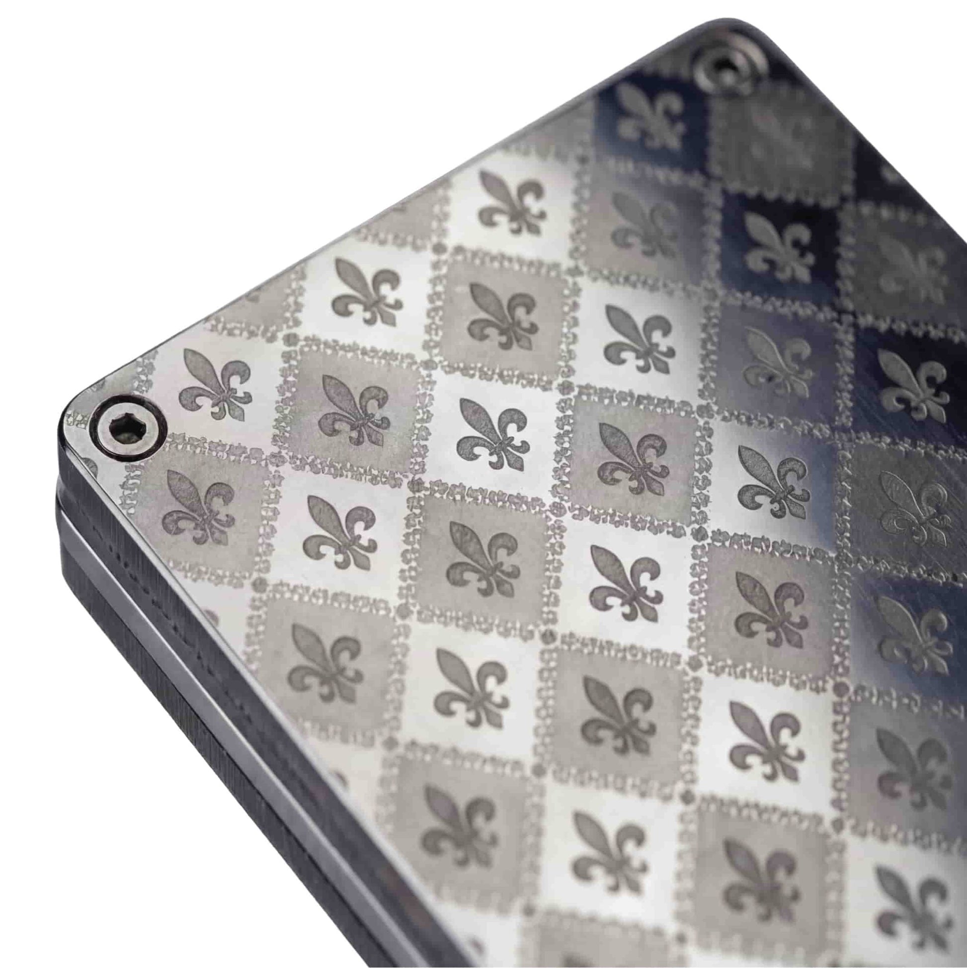 Moxxley MX-200 slim metal credit card holder – 316 stainless steel minimalist wallet with money clip