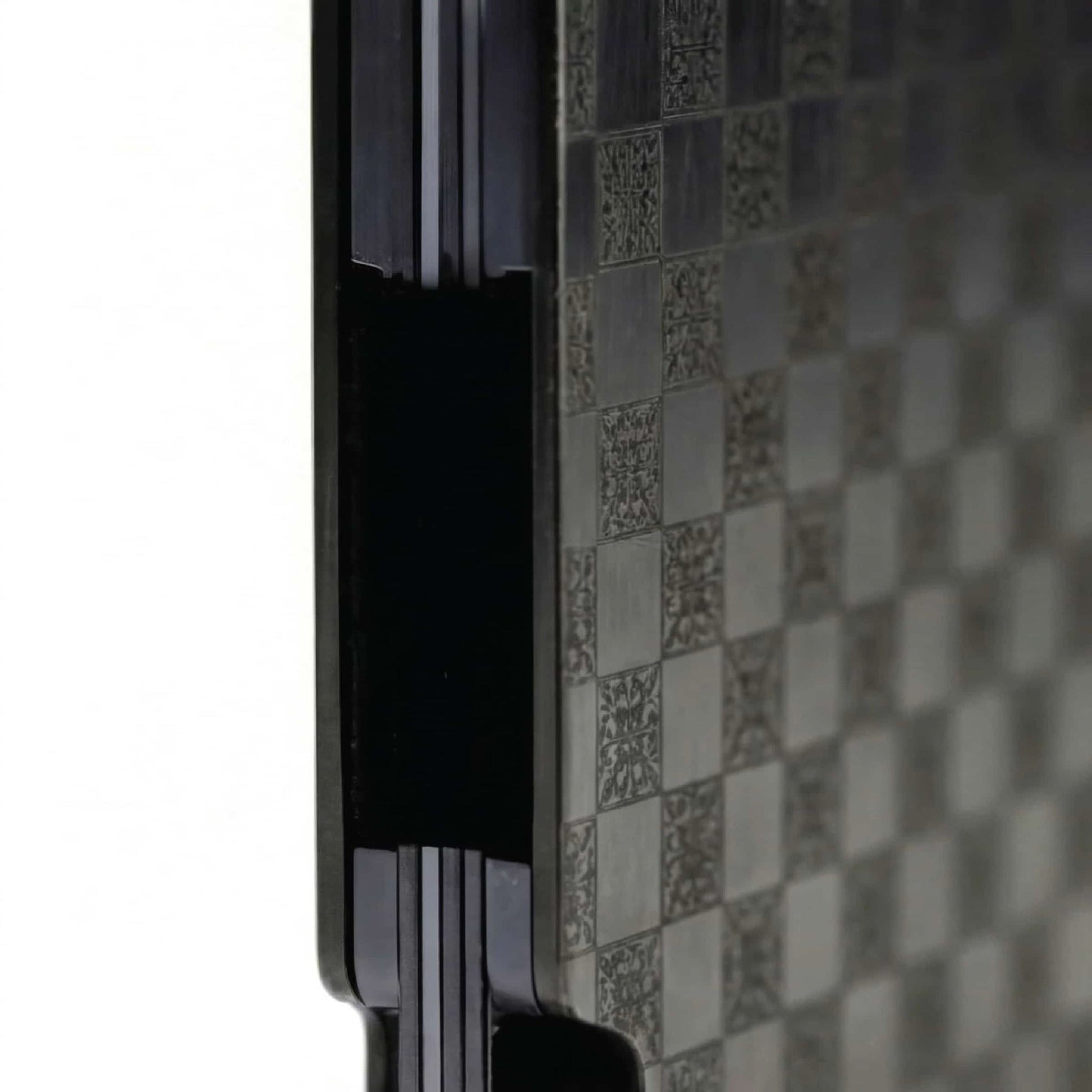 Moxxley MX-204 slim metal credit card holder – 316 stainless steel minimalist wallet with money clip