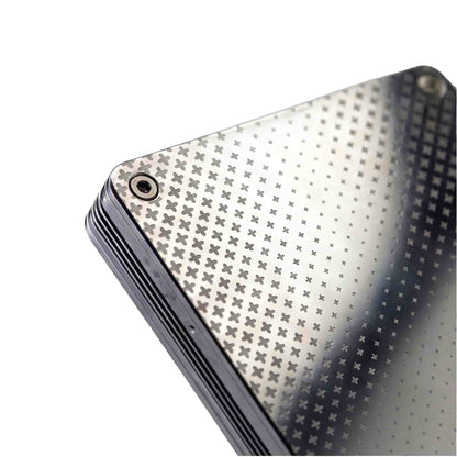 Moxxley MX-219 slim metal credit card holder – 316 stainless steel minimalist wallet with money clip